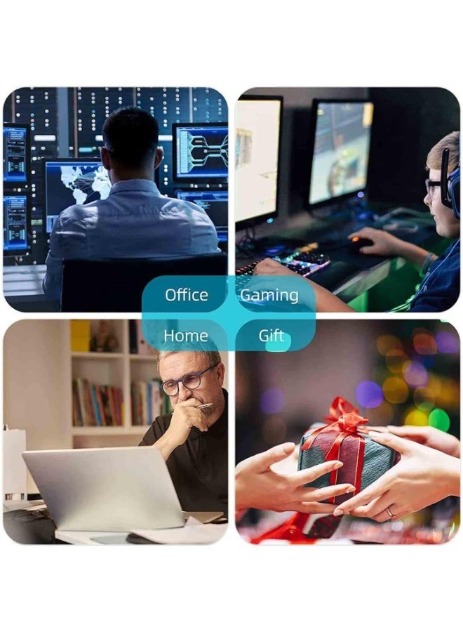 Black Sea Wave Mouse Pad - Extended Size 80 x 30 CM - Image 2